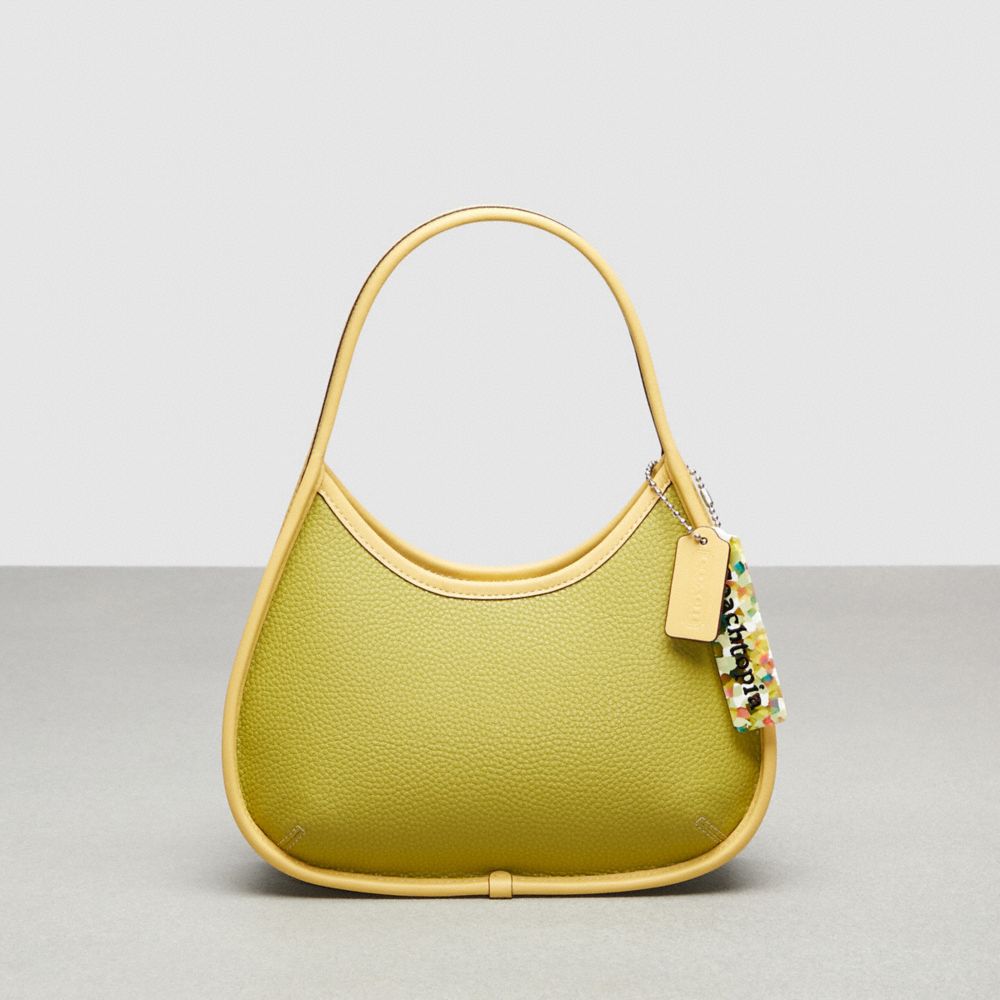Coach Ergo Bag In Coachtopia Leather Lime Green Sunflower