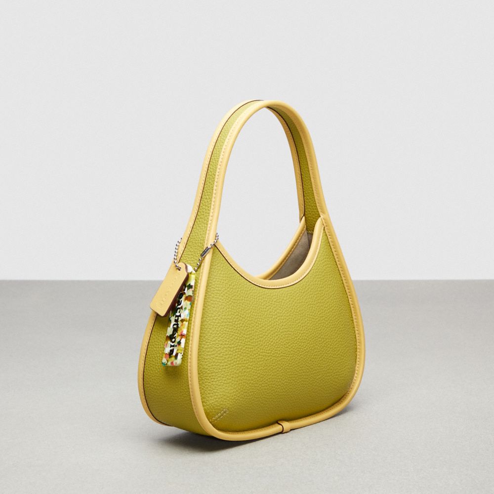 Coach Ergo Bag In Coachtopia Leather Lime Green Sunflower