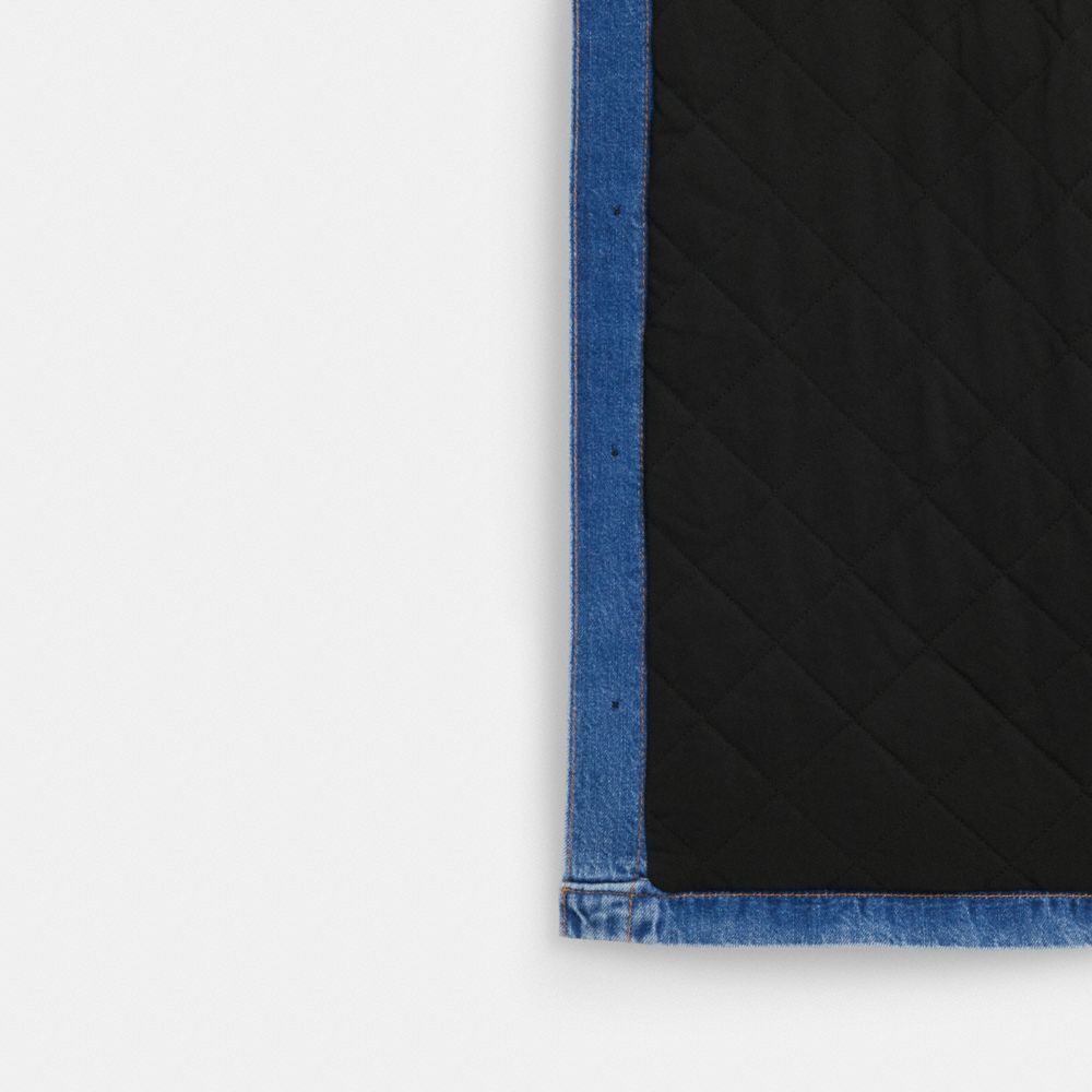 Coach Denim Overshirt Medium Indigo