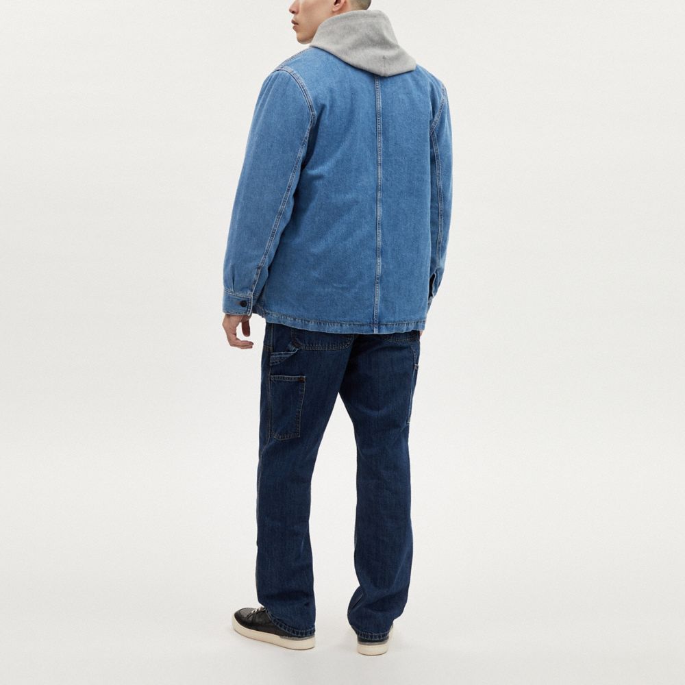 Coach Denim Overshirt Medium Indigo