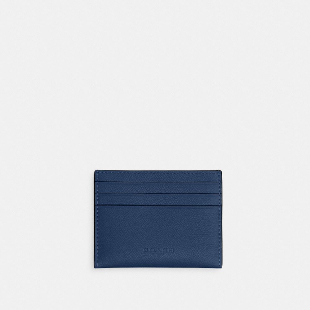 Coach Card Case Deep Blue