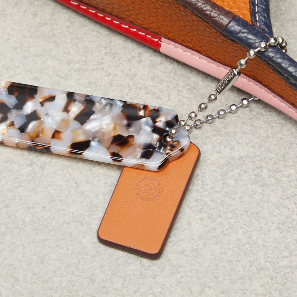 Coach Ergo Bag In Coachtopia Leather With Colorful Binding Burnished Amber Multicolor