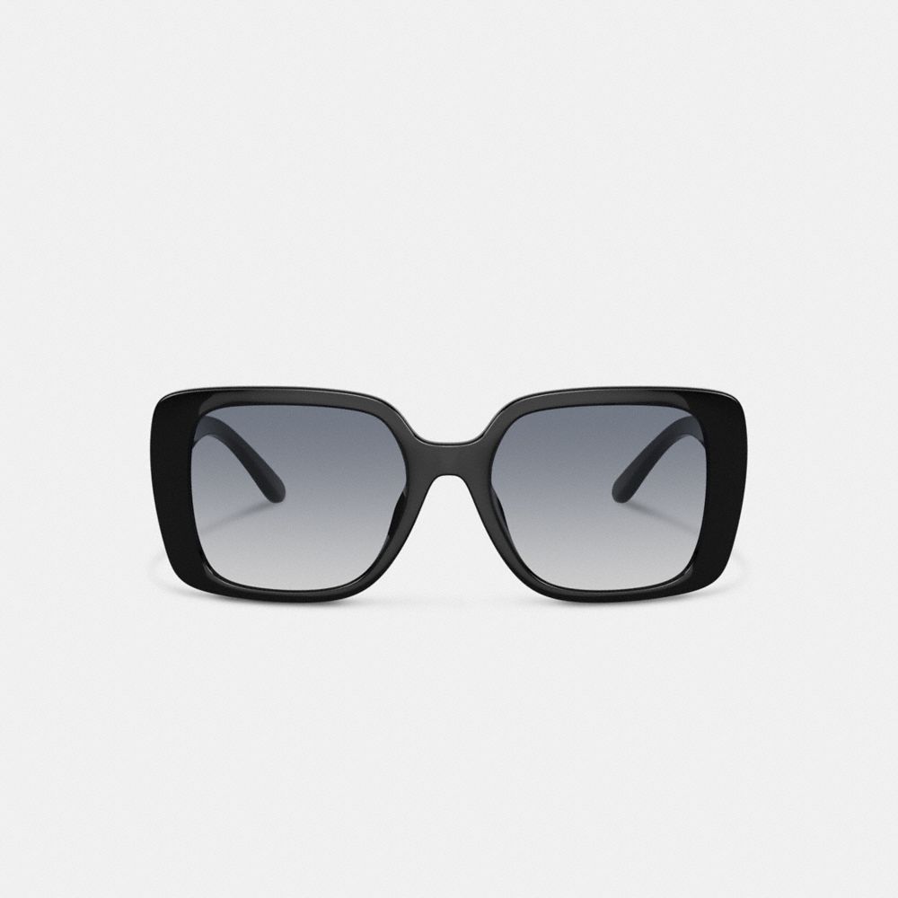 Coach Oversized Square Sunglasses Black