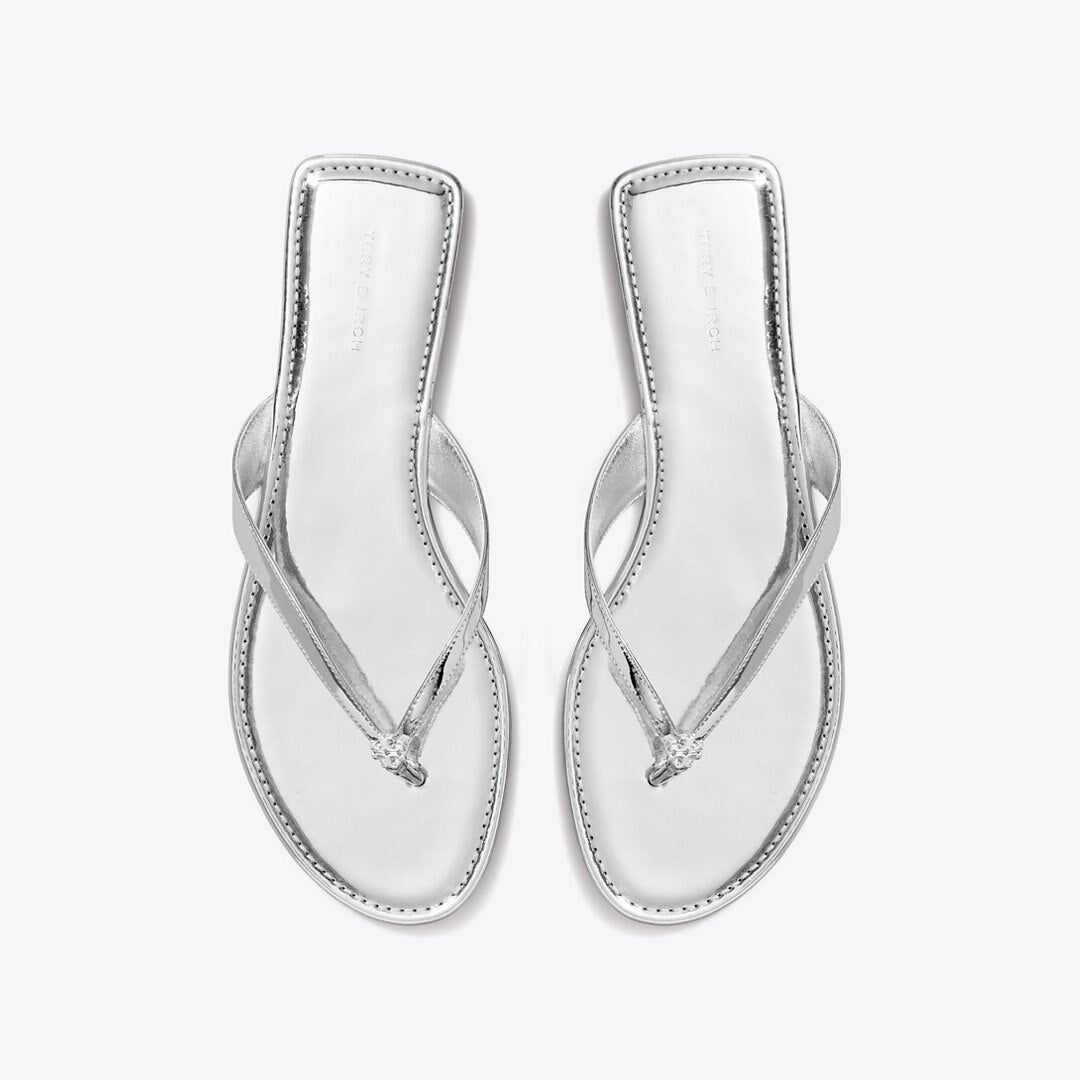 Tory Burch Classic Flip-Flop PLATINUM