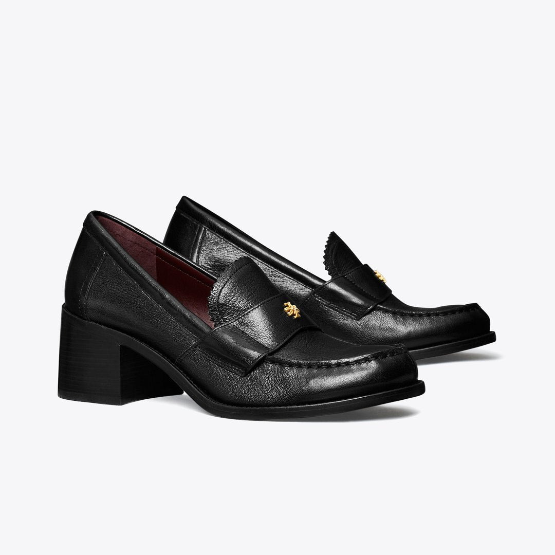 Tory Burch Classic Heeled Loafer PERFECT BLACK