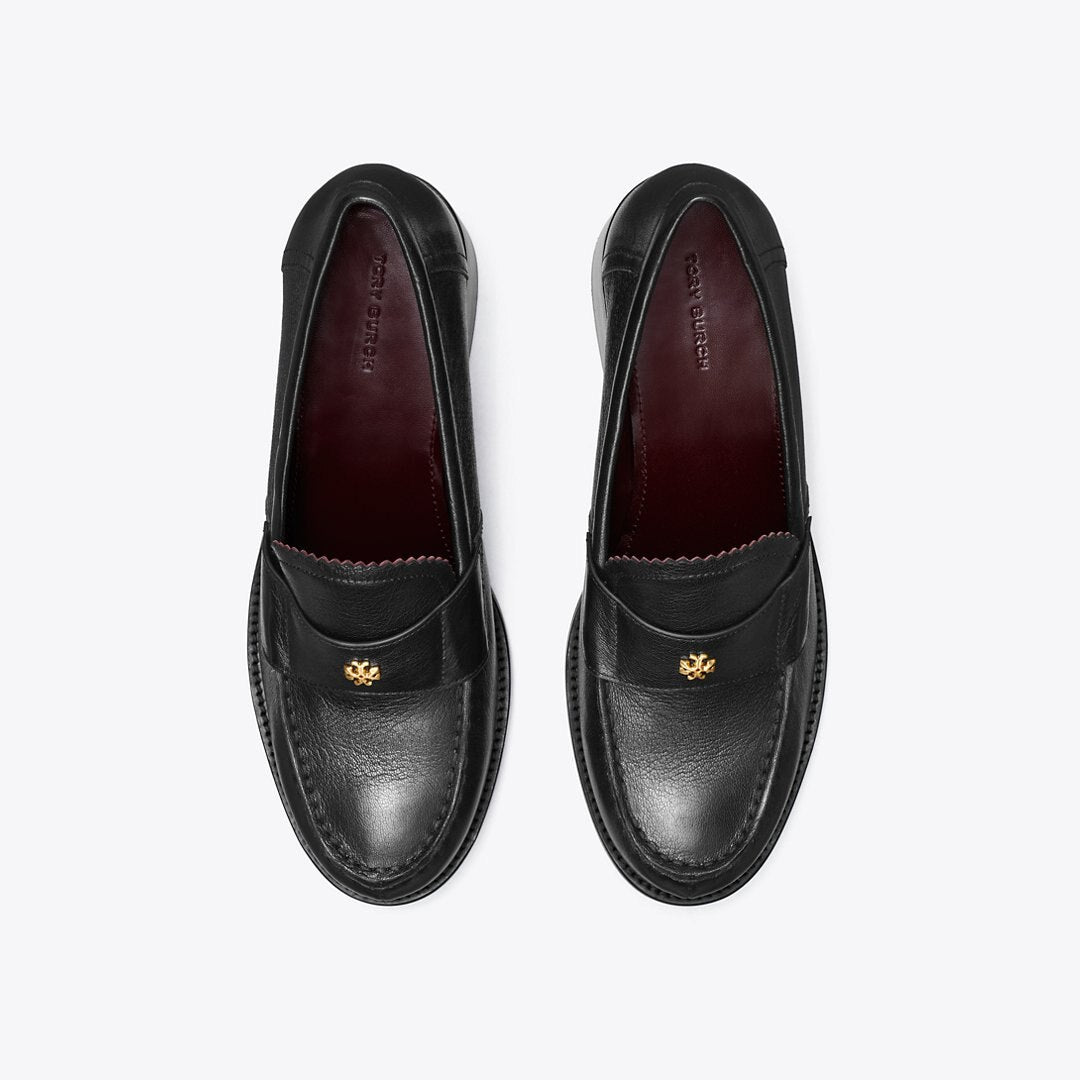 Tory Burch Classic Heeled Loafer PERFECT BLACK