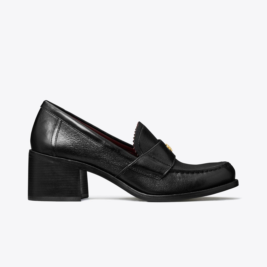 Tory Burch Classic Heeled Loafer PERFECT BLACK