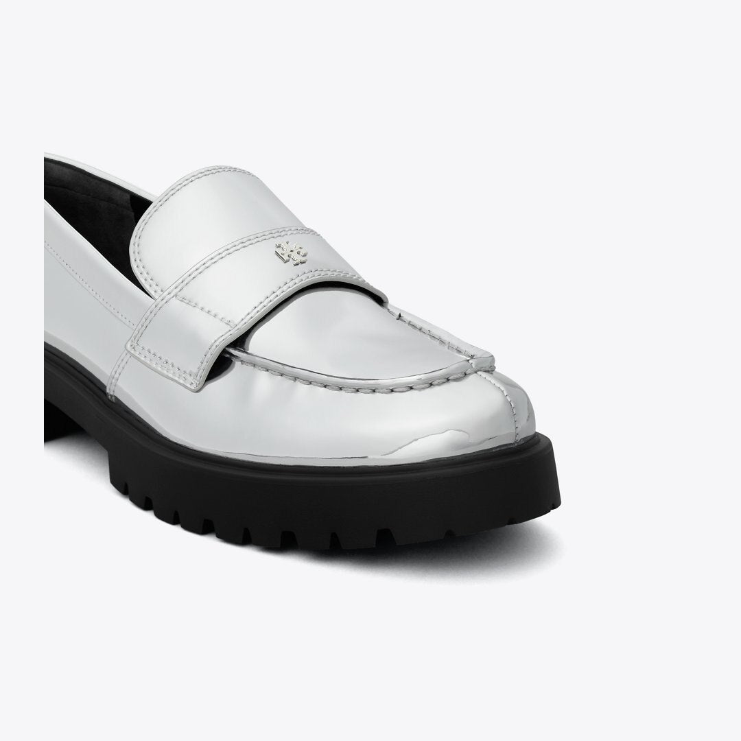 Tory Burch Classic Lug Loafer ARGENTO