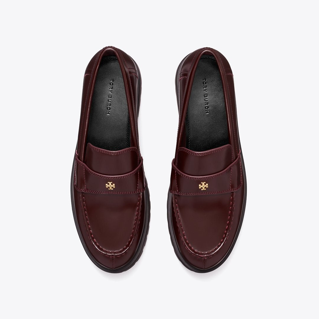 Tory Burch Classic Lug Loafer PLUM