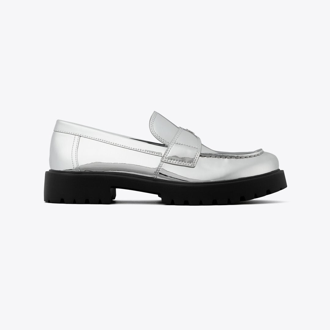 Tory Burch Classic Lug Loafer ARGENTO