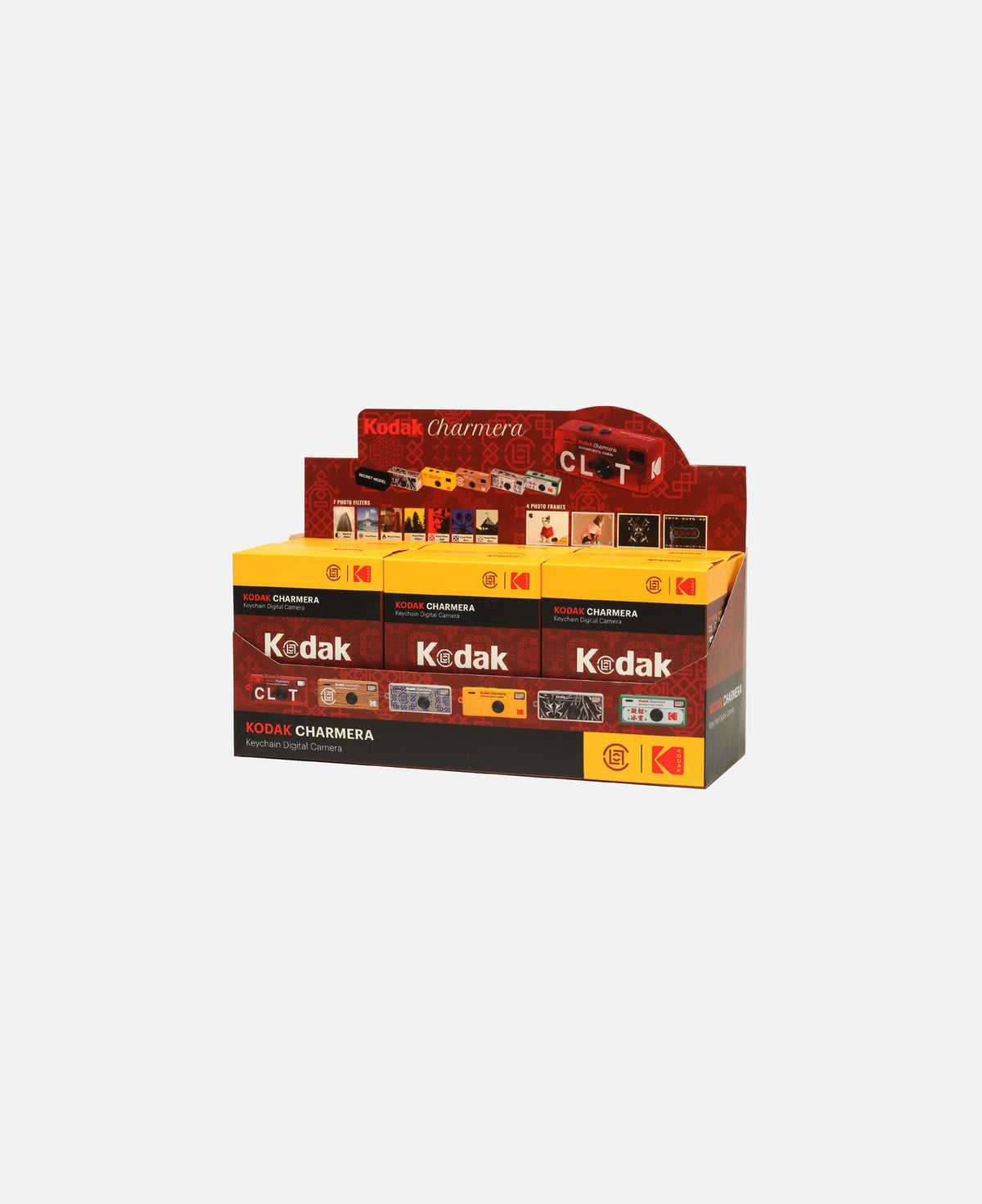 Kodak x CLOT Charmera Keychain Digital Camera Blind Box (Set of 6)