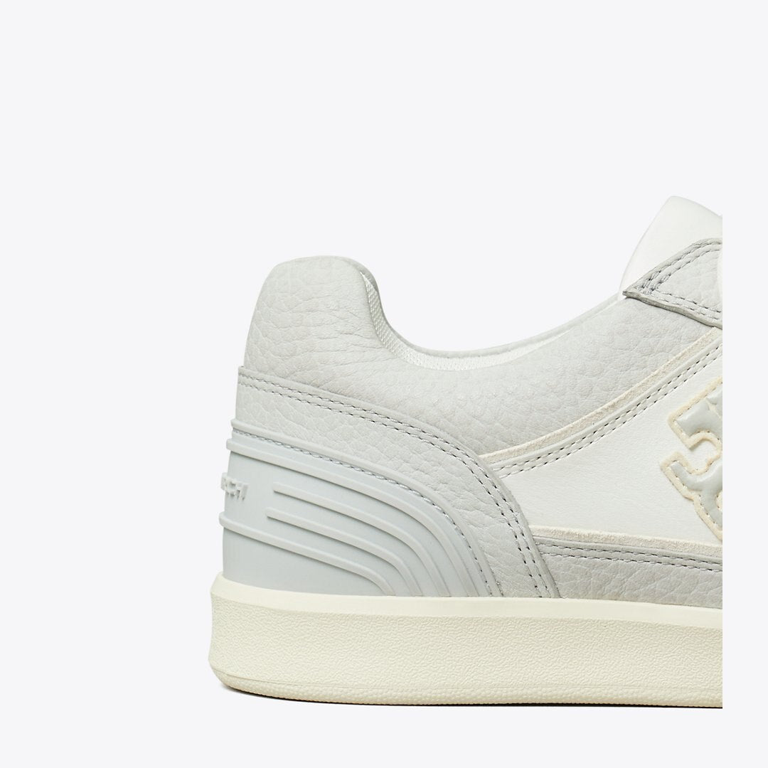 Tory Burch Clover Court Sneaker WHITE / POWDER BLUE