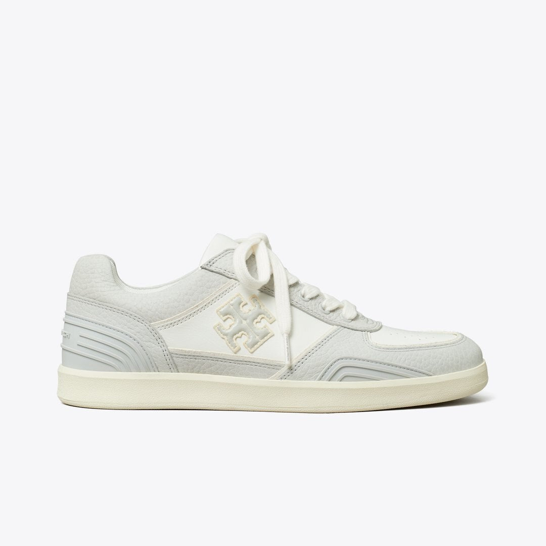Tory Burch Clover Court Sneaker WHITE / POWDER BLUE
