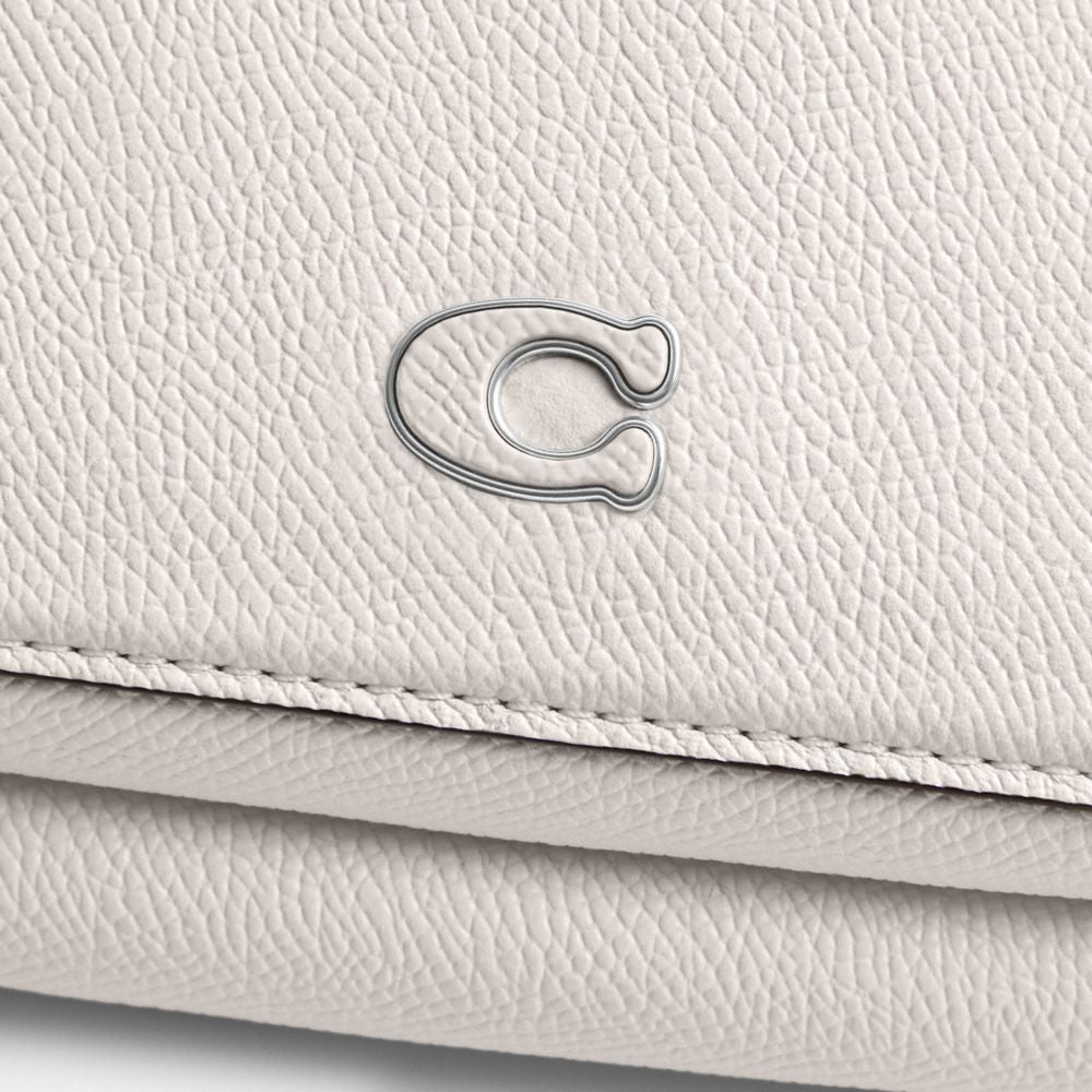 Coach Belt Bag With Signature Canvas Interior Detail Chalk