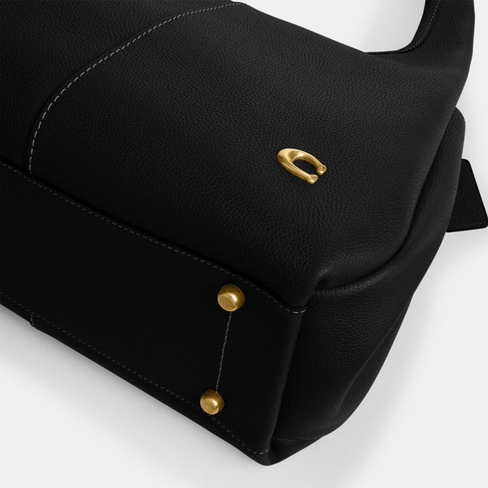 Coach Lana Shoulder Bag Brass/Black