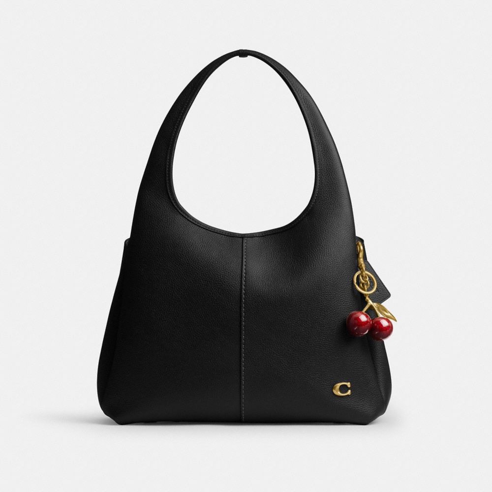 Coach Lana Shoulder Bag Brass/Black