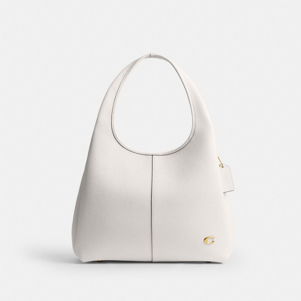 Coach Lana Shoulder Bag Brass/Chalk