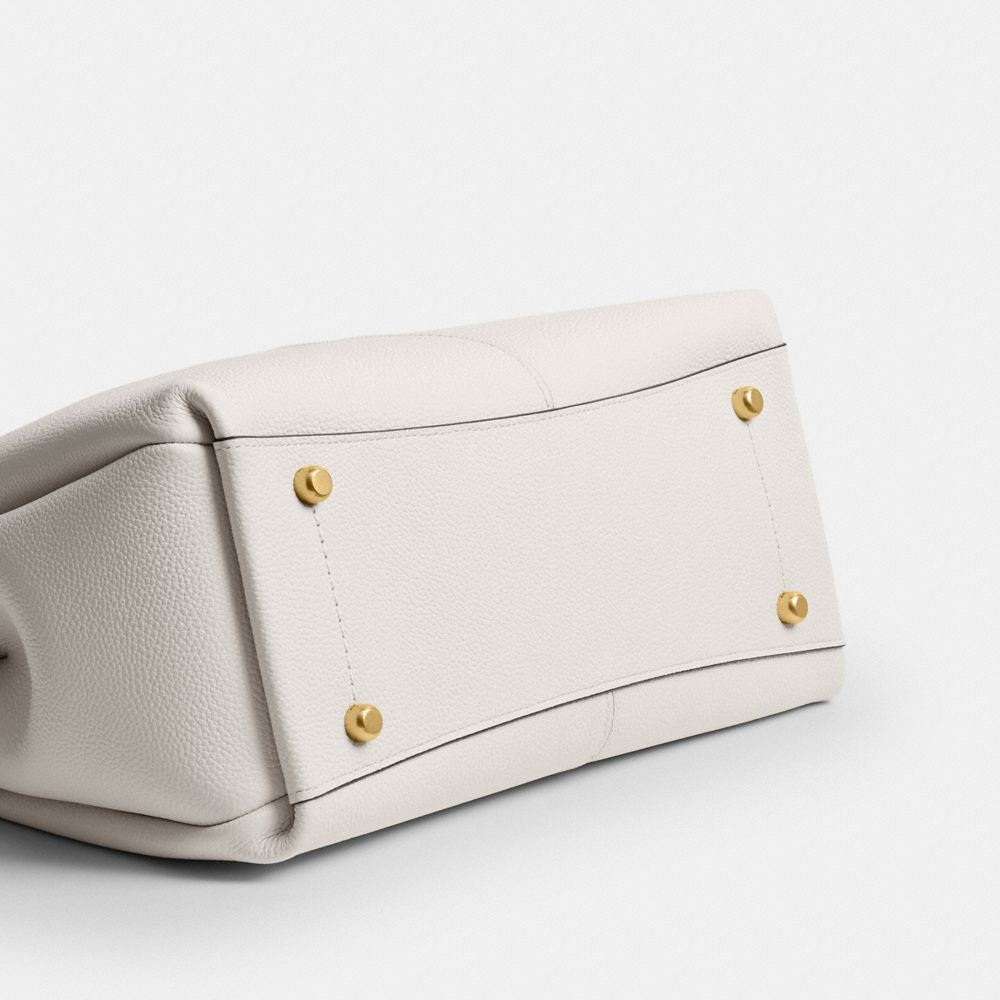 Coach Lana Shoulder Bag Brass Chalk