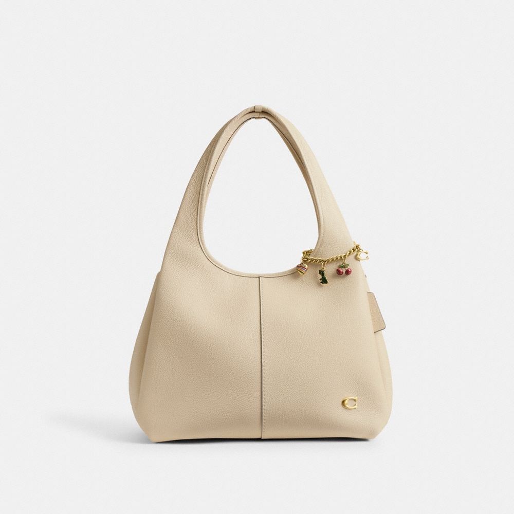 Coach Lana Shoulder Bag Brass Ivory