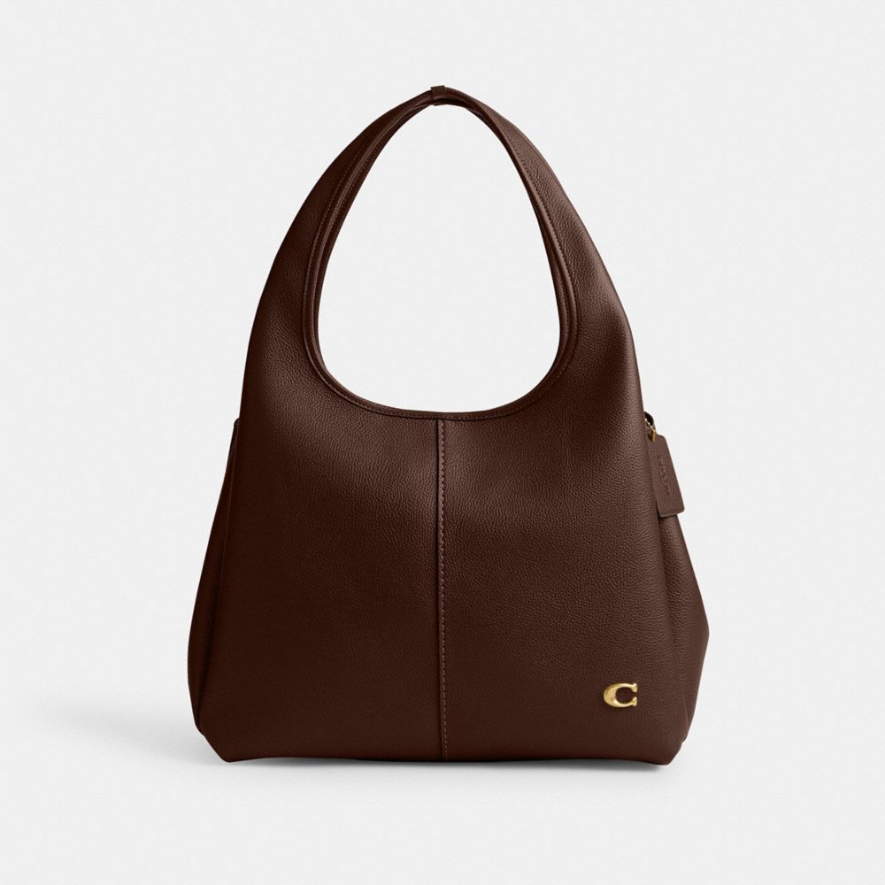 Coach Lana Shoulder Bag Brass Maple