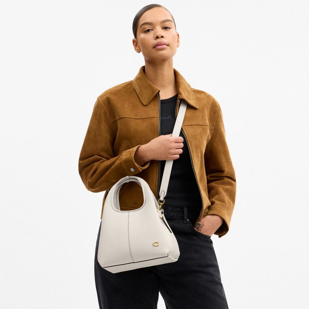 Coach Lana Shoulder Bag 23 Brass Chalk
