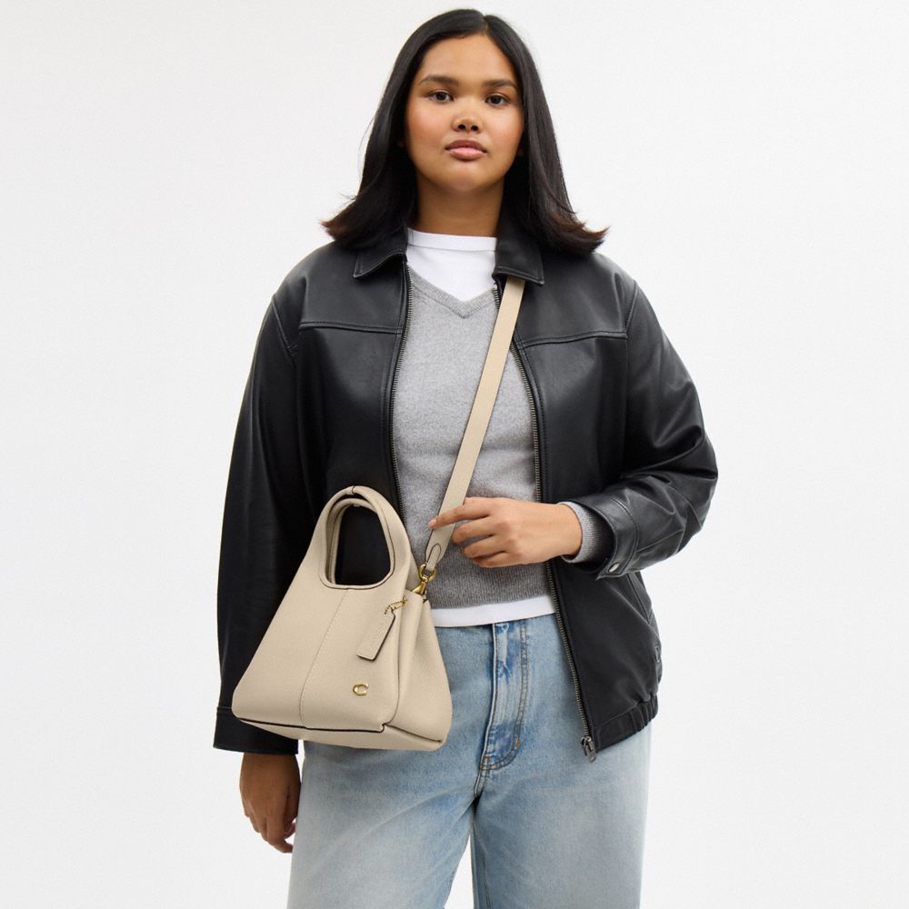 Coach Lana Shoulder Bag 23 Brass Ivory