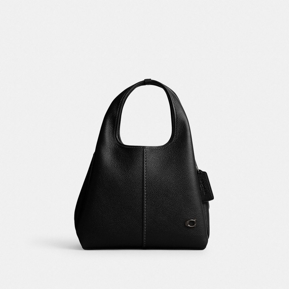 Coach Lana Shoulder Bag 23 Pewter Black