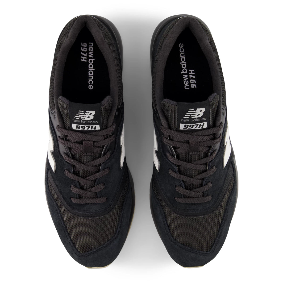 New Balance 997H Black with Black Cement and White