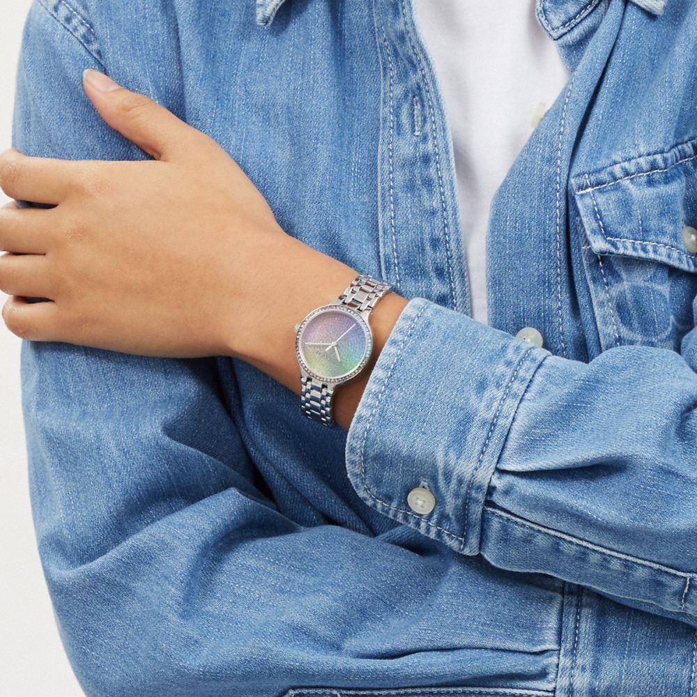 Coach Josie Watch, 34 Mm Rainbow