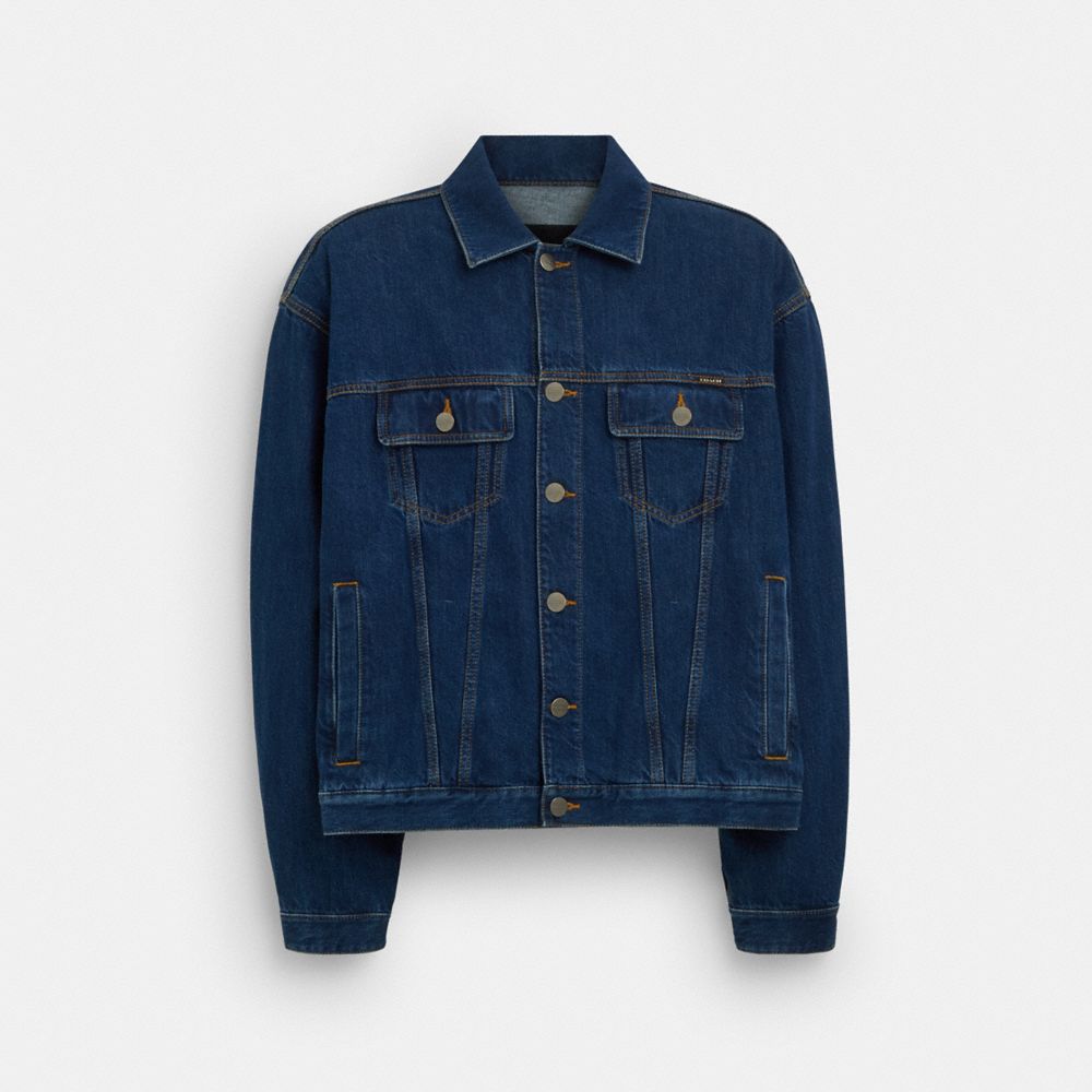 Coach Denim Jacket Dark Wash