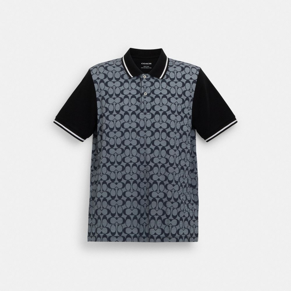 Coach Signature Polo Chambray Signature