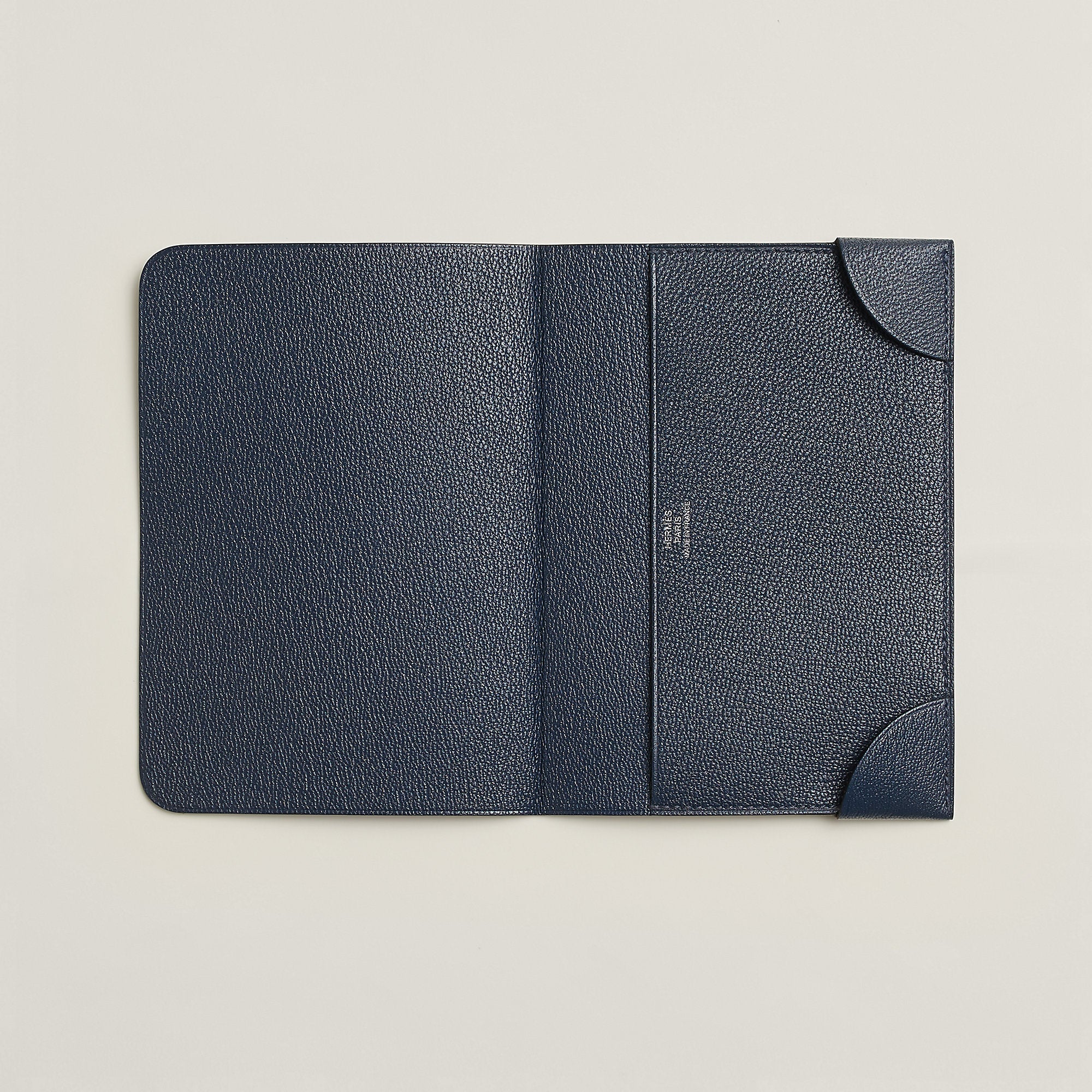 Hermes Coins De Malle Passport Holder Navy