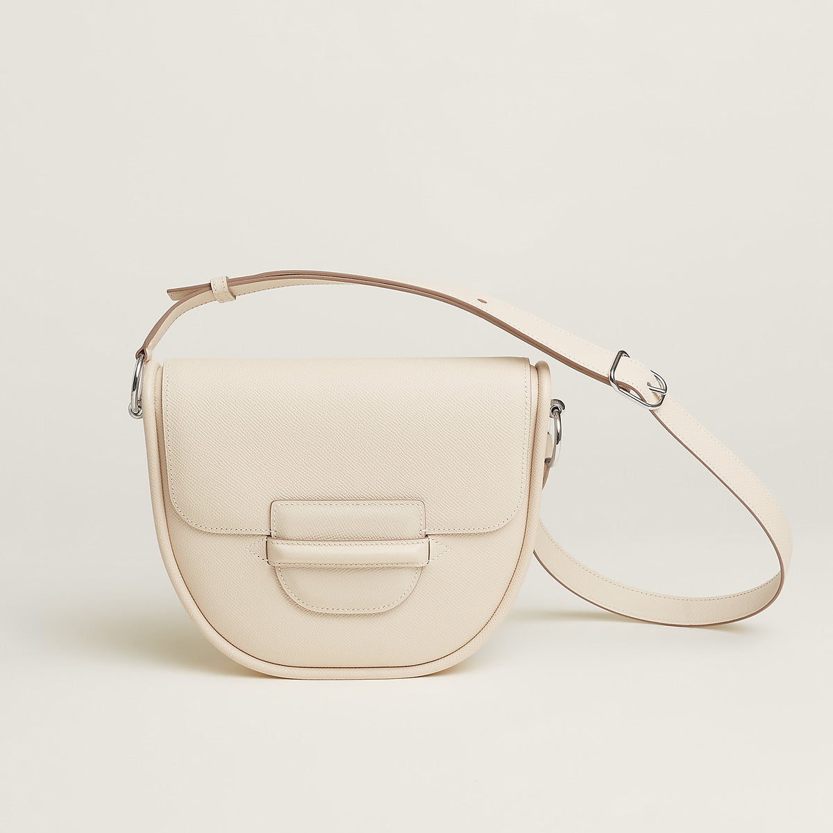 Hermes Collier D'Attelage Bag Craie