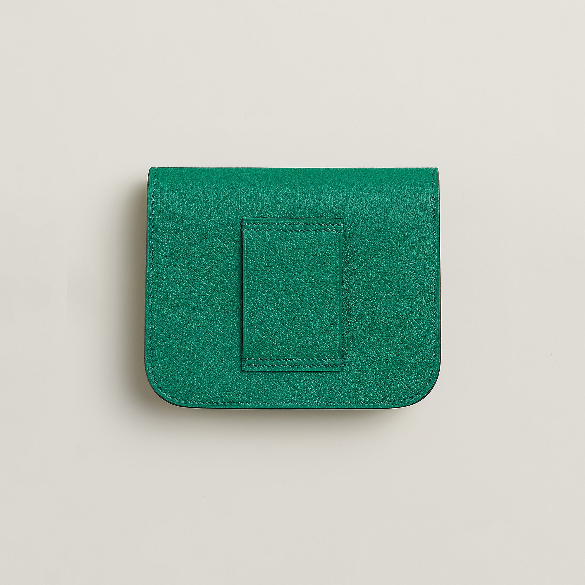 Hermes Constance Slim Bi Wallet Bleu Saphir