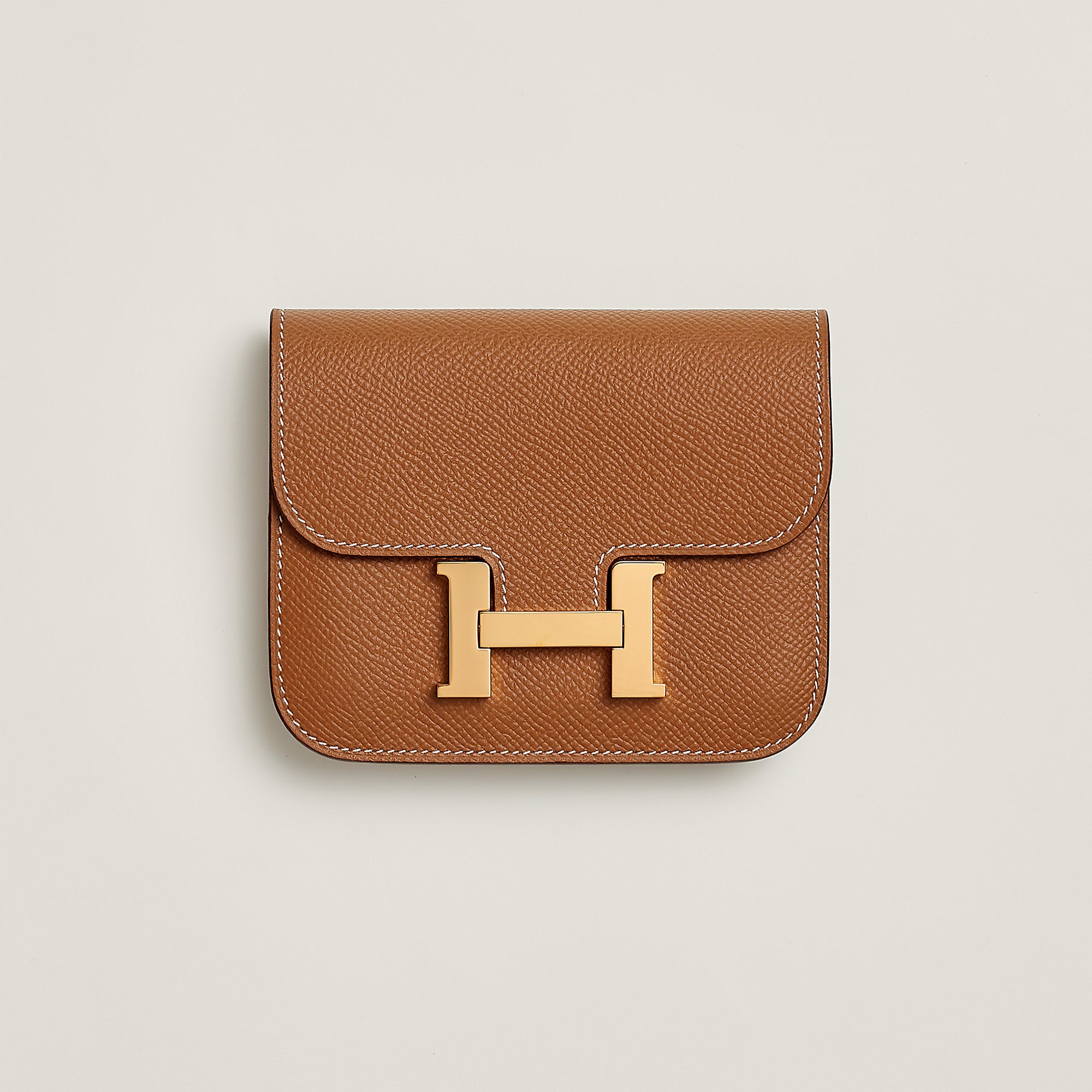 Hermes Constance Slim Wallet Alezan