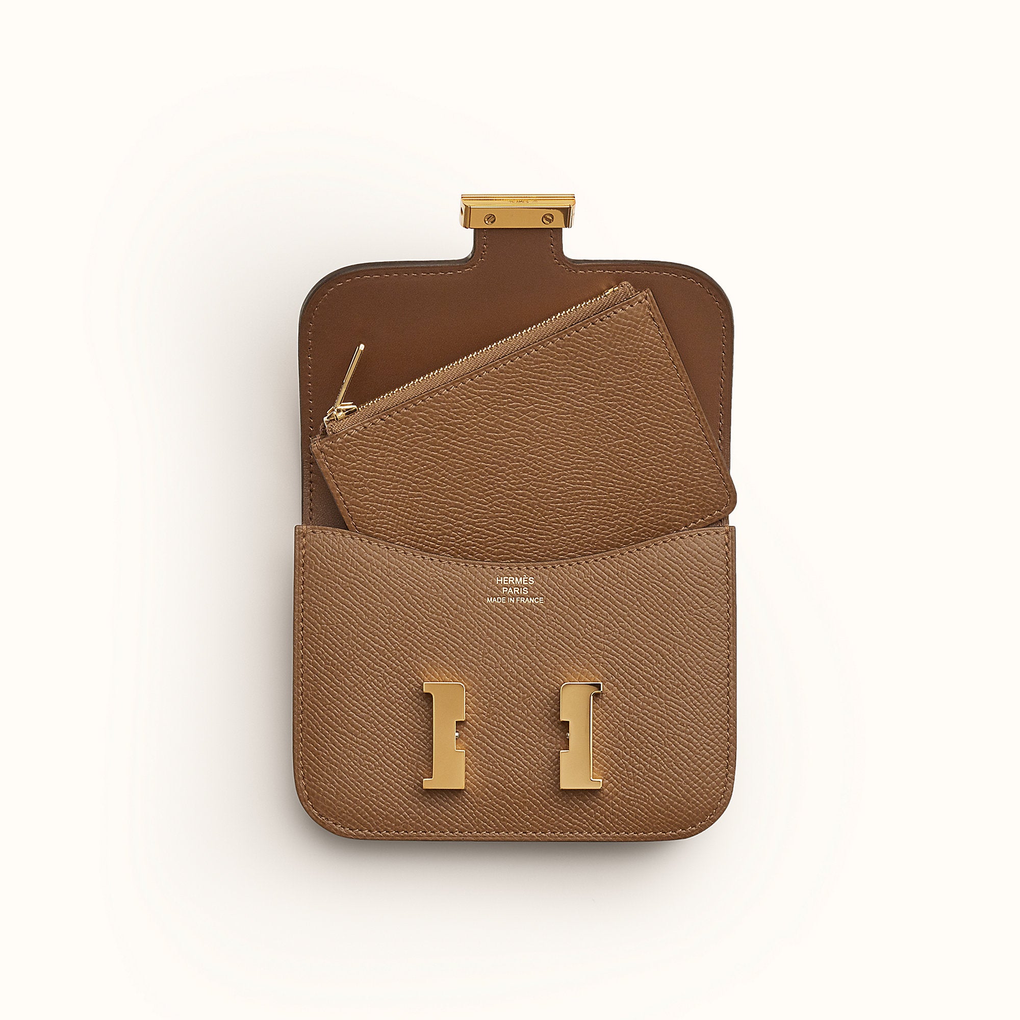 Hermes Constance Slim Wallet Alezan