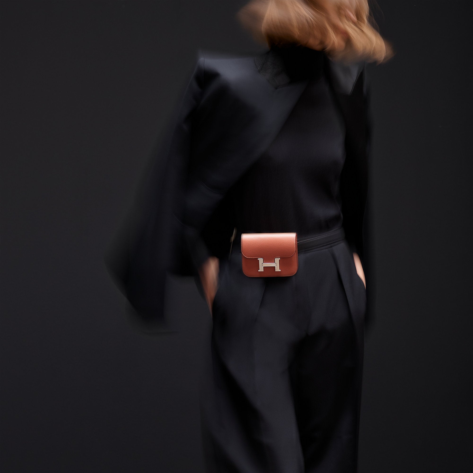Hermes Constance Slim Wallet Noir
