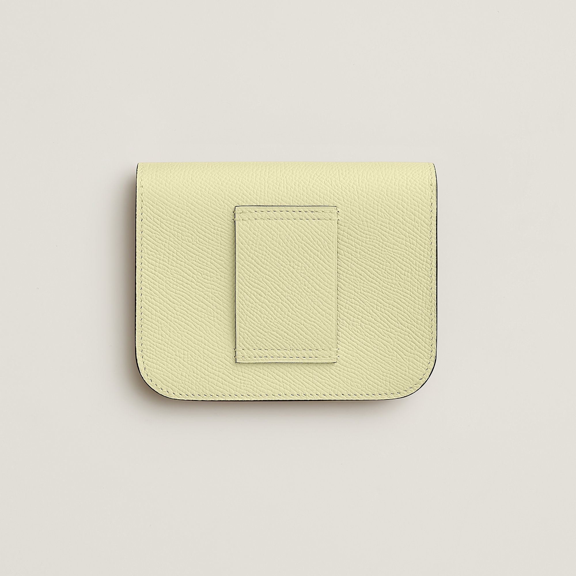 Hermes Constance Slim Wallet Bleu Saphir