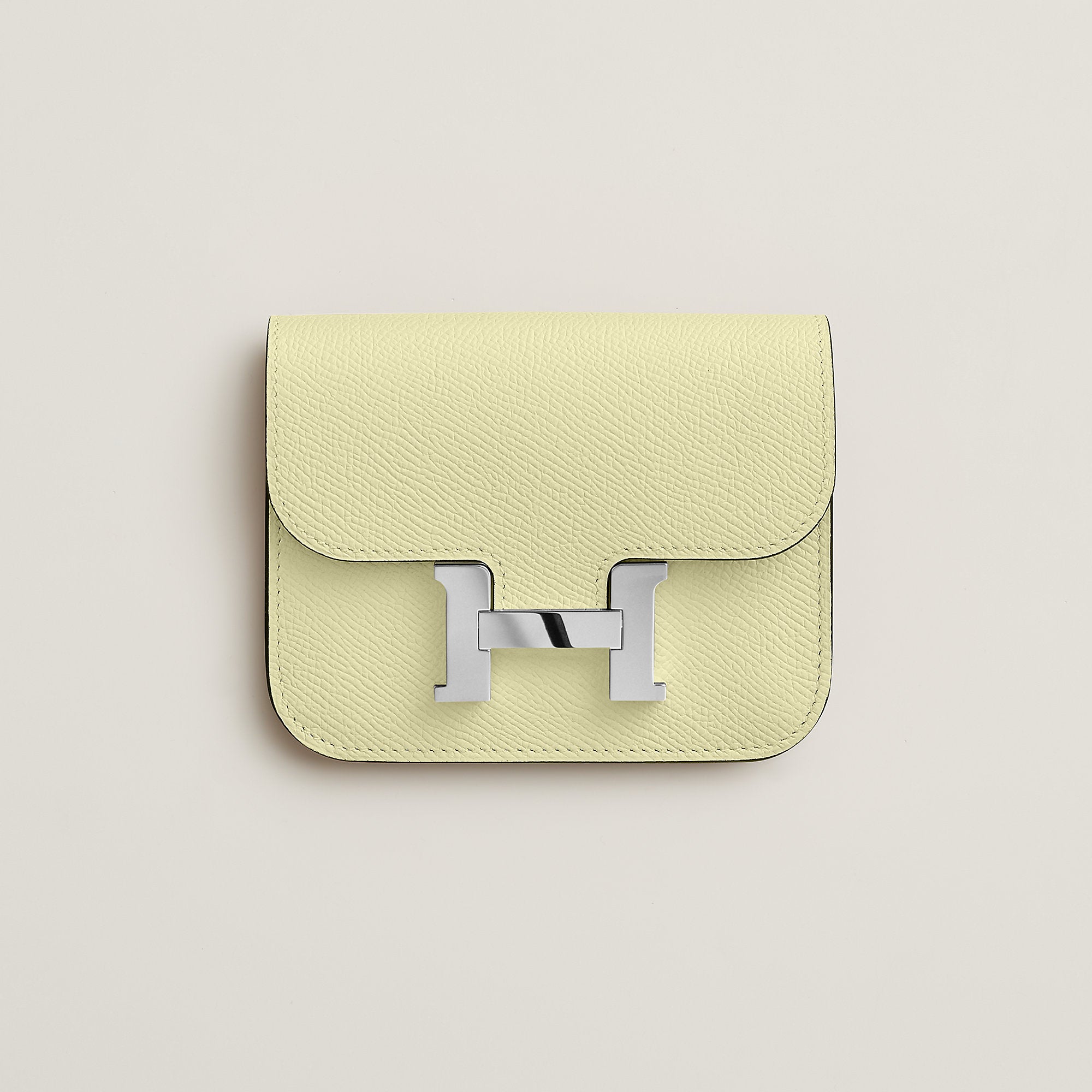 Hermes Constance Slim Wallet Bleu Saphir