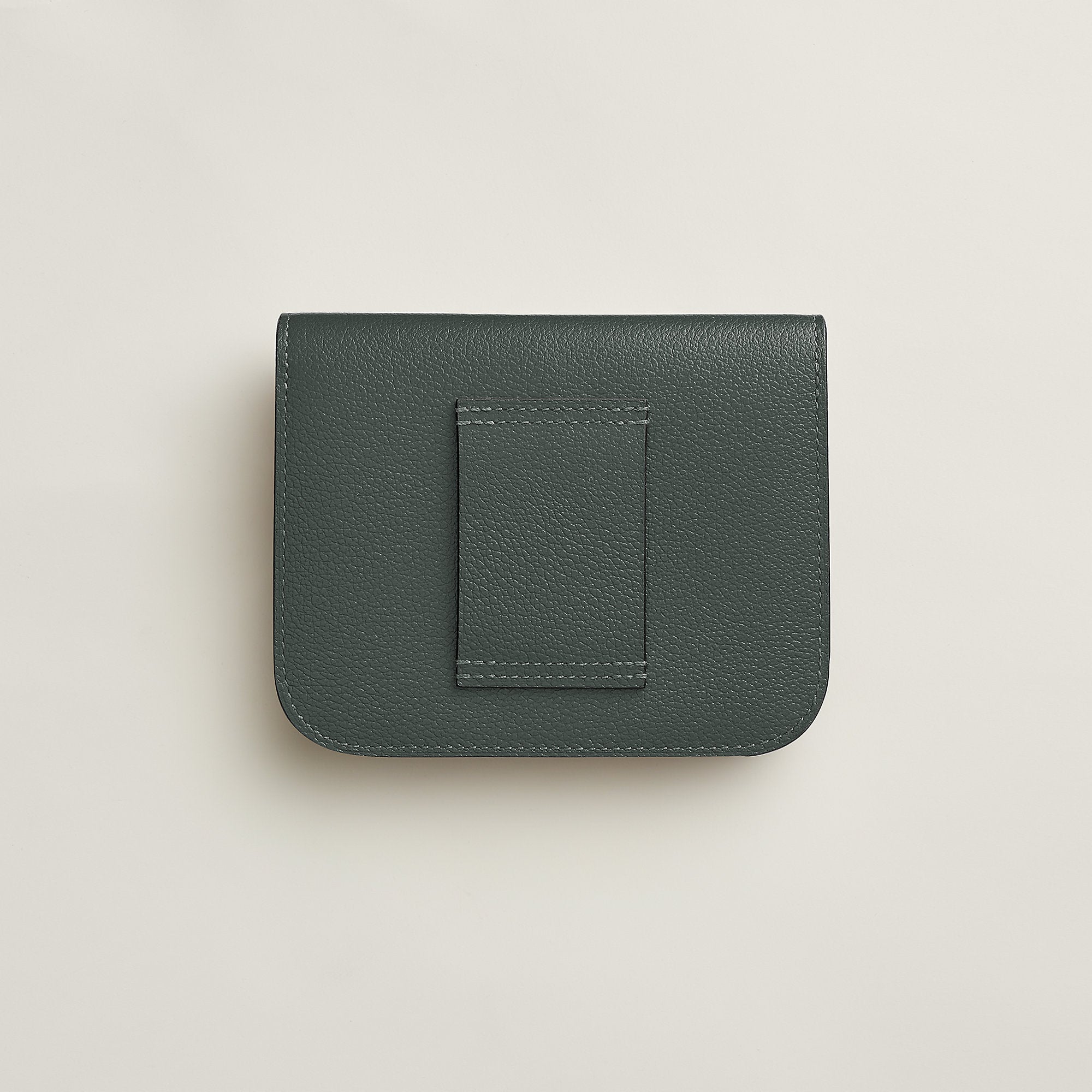 Hermes Constance Slim Wallet Bleu Saphir