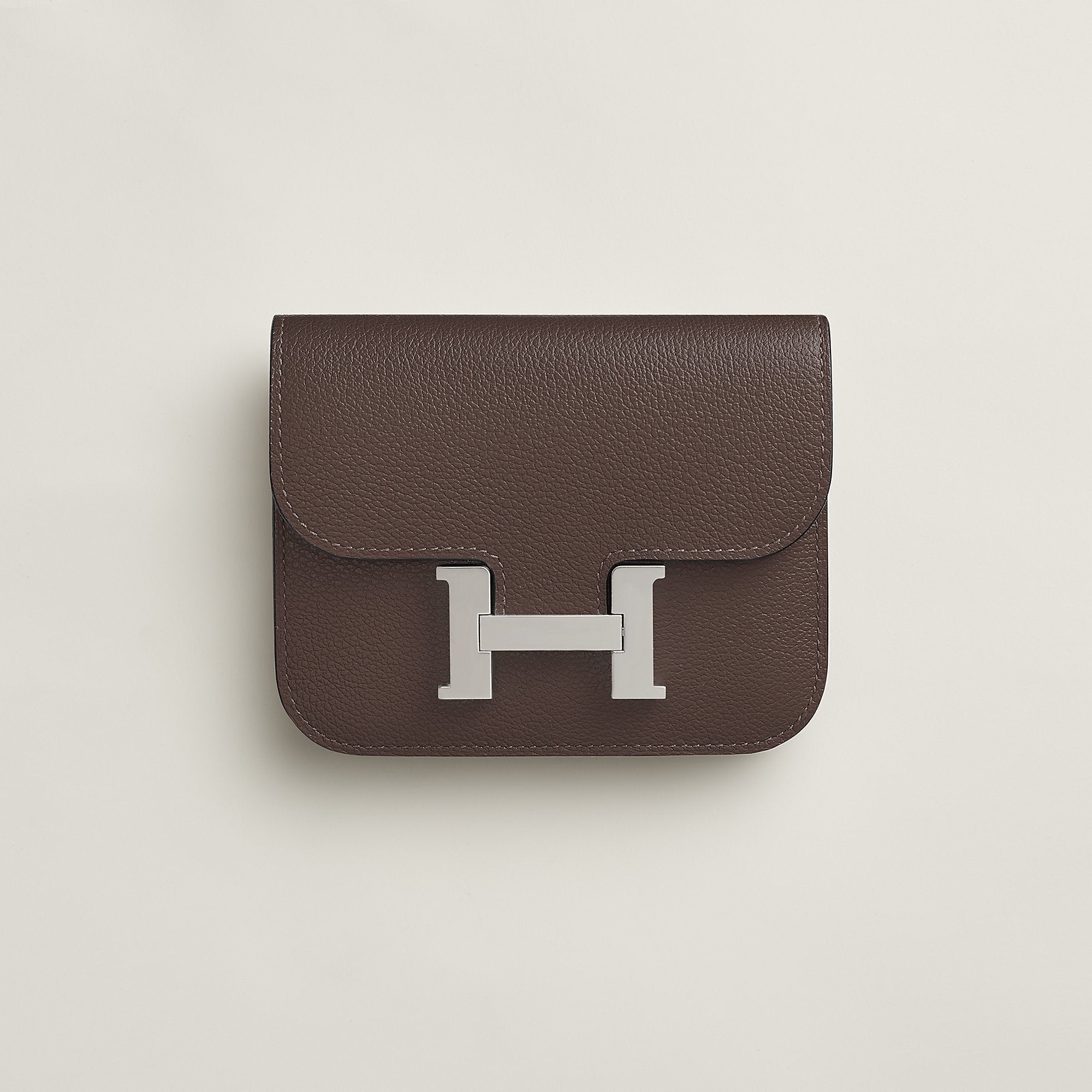 Hermes Constance Slim Wallet Bleu Saphir