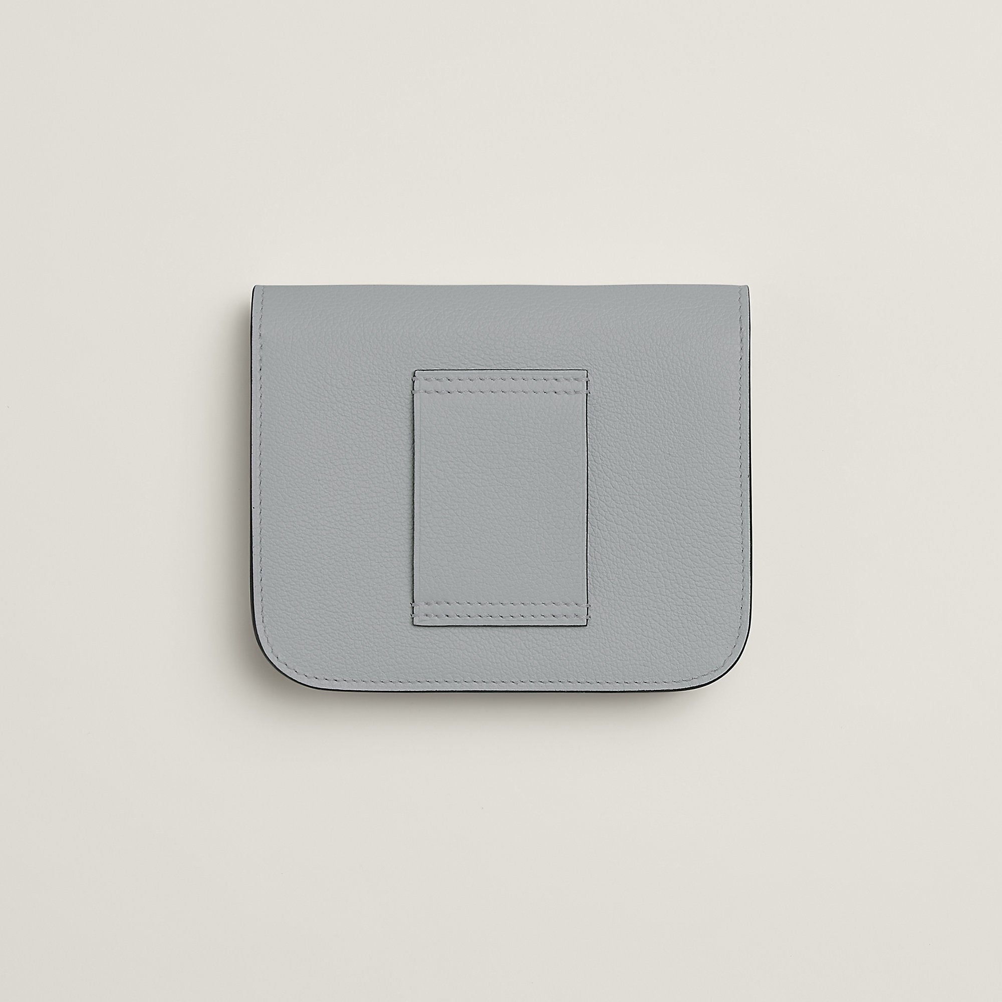 Hermes Constance Slim Wallet Bleu Saphir