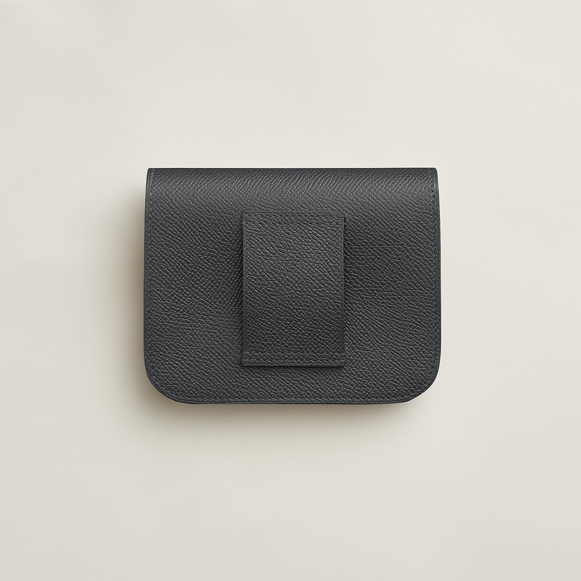 Hermes Constance Slim Wallet Bleu Saphir
