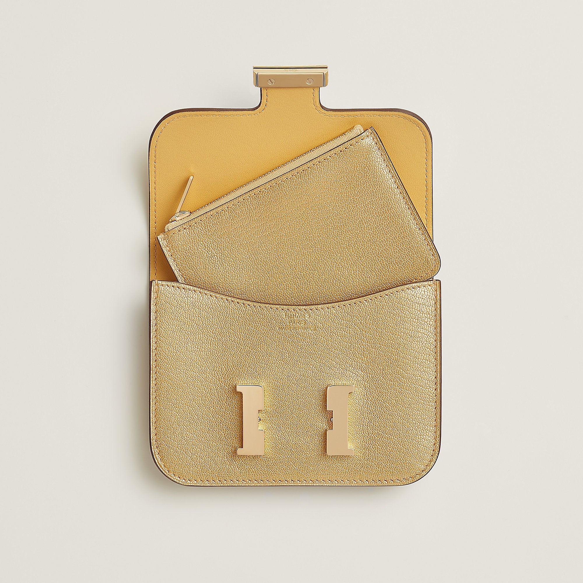 Hermes Constance Slim Wallet Alezan