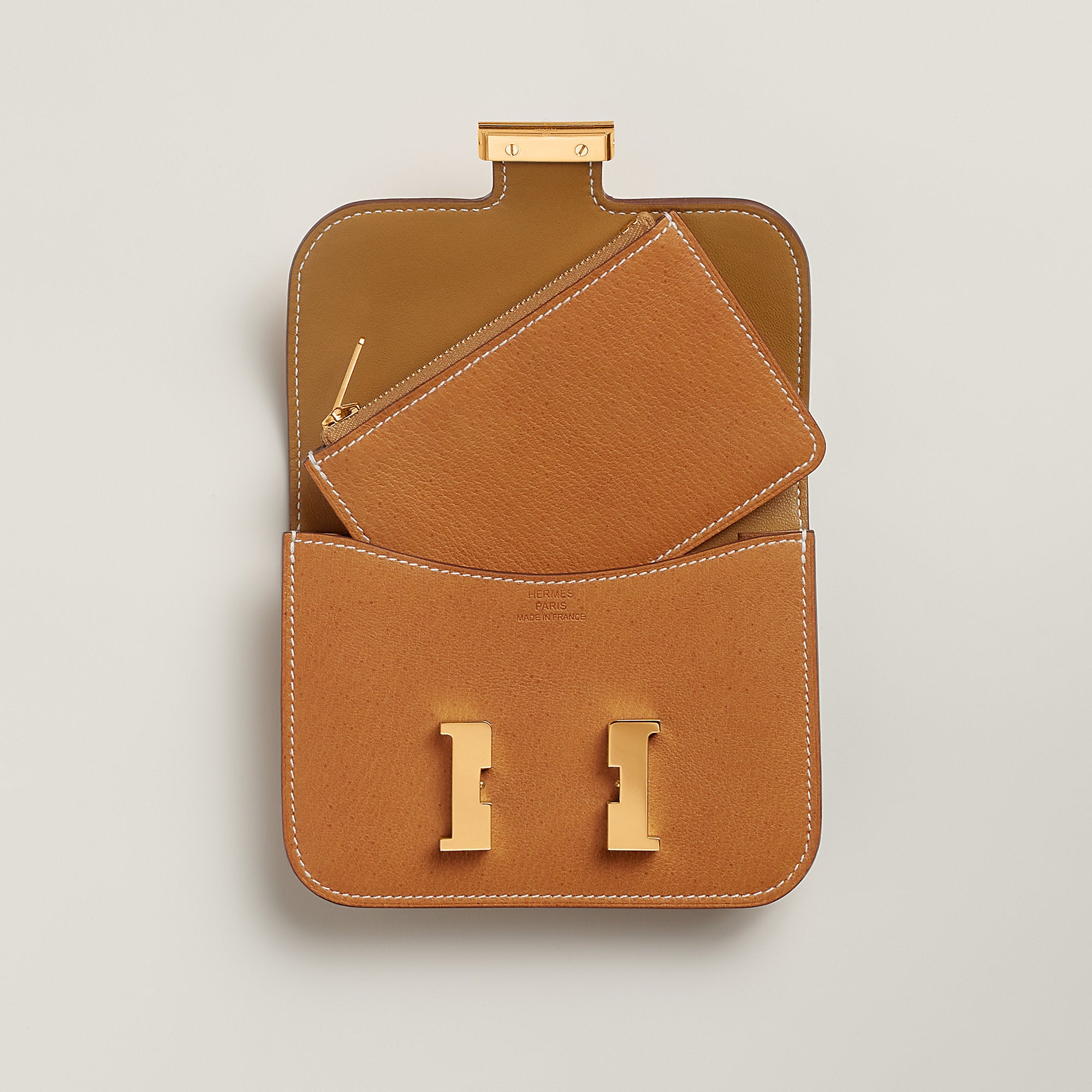 Hermes Constance Slim Wallet Navy