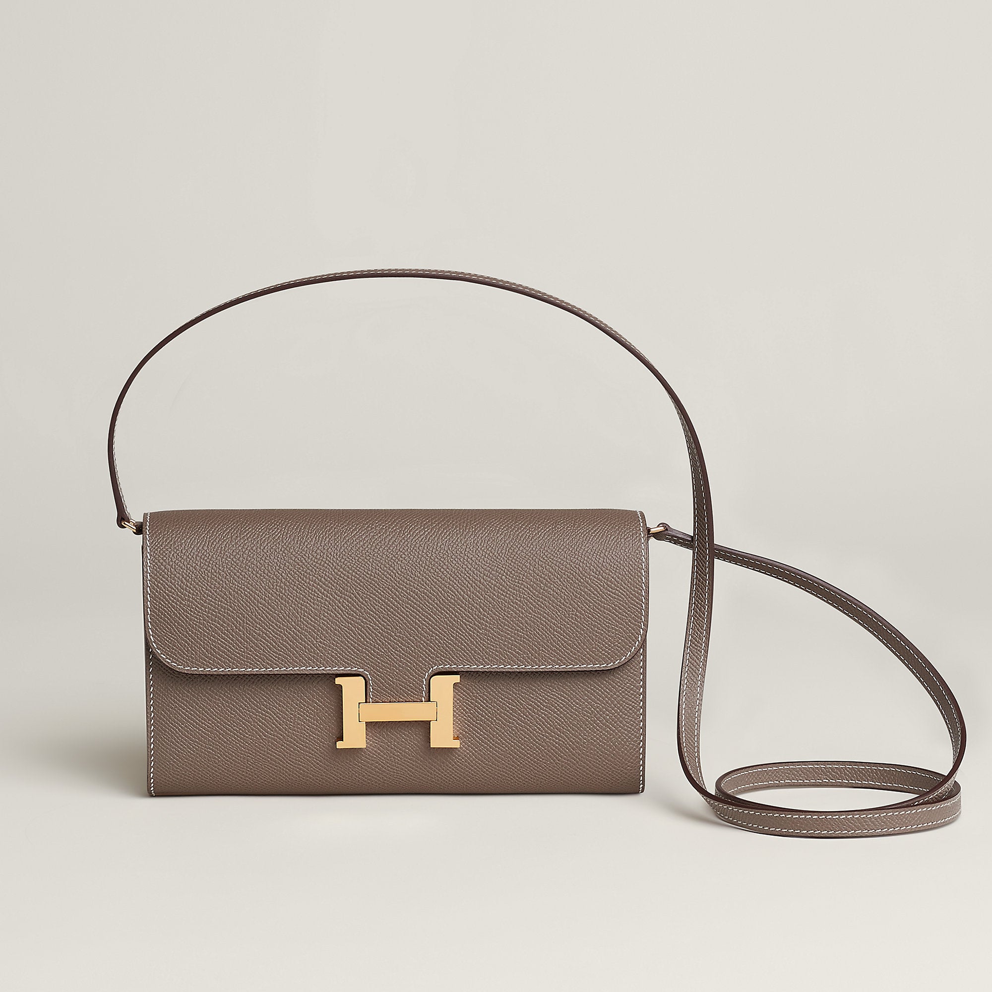 Hermes Constance To Go Wallet Biscuit