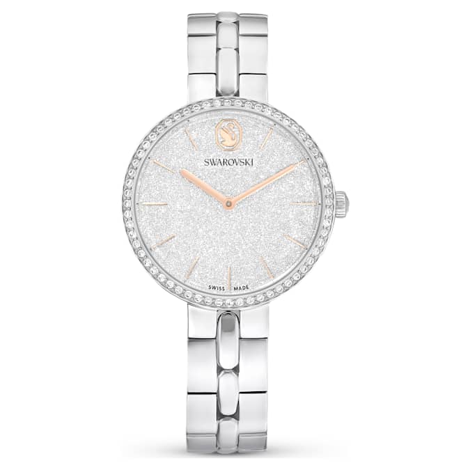 Swarovski Cosmopolitan Watch Swiss Made Metal Bracelet Silver Tone Stainless Steel SW5742475