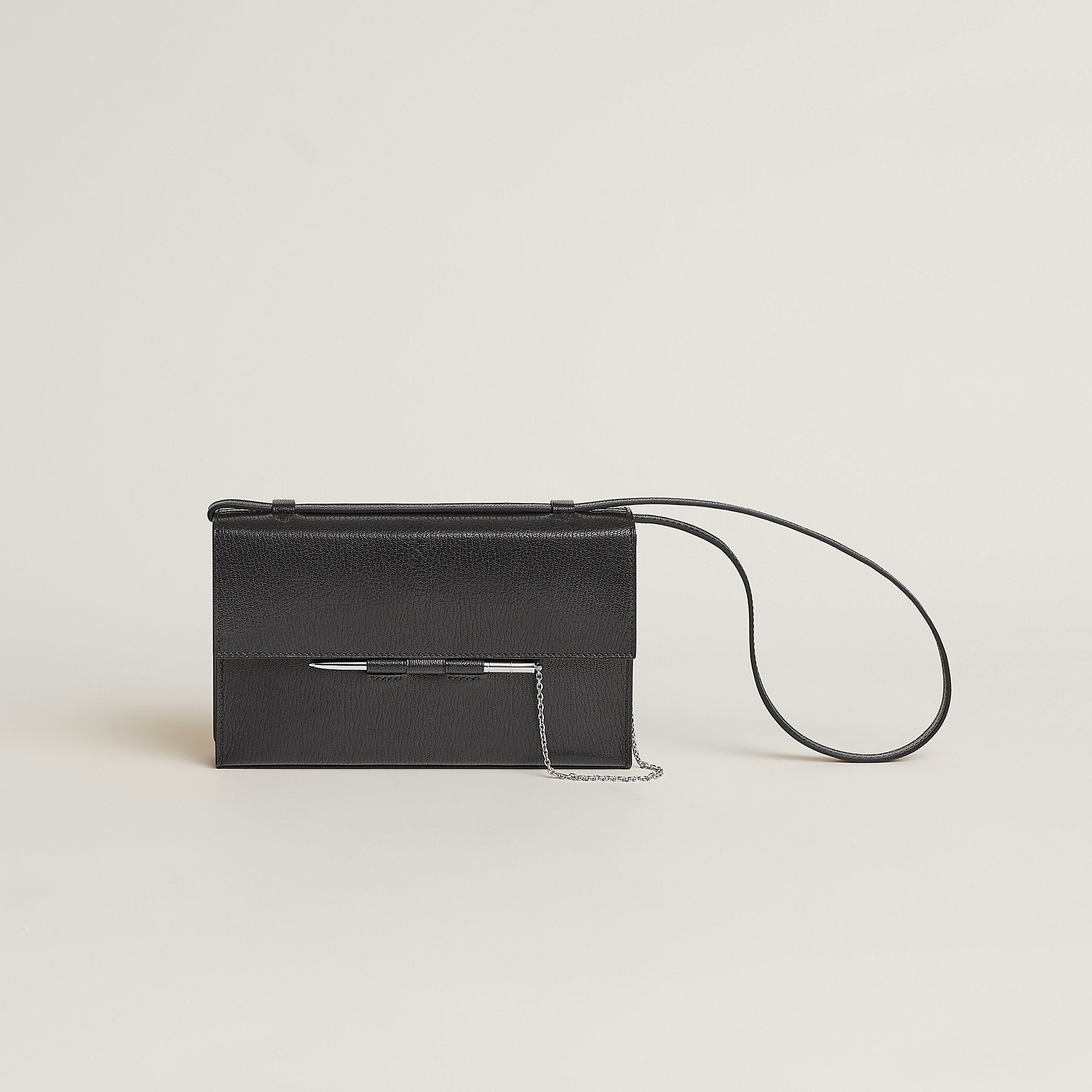 Hermes Coulisseaux To Go Wallet Noir