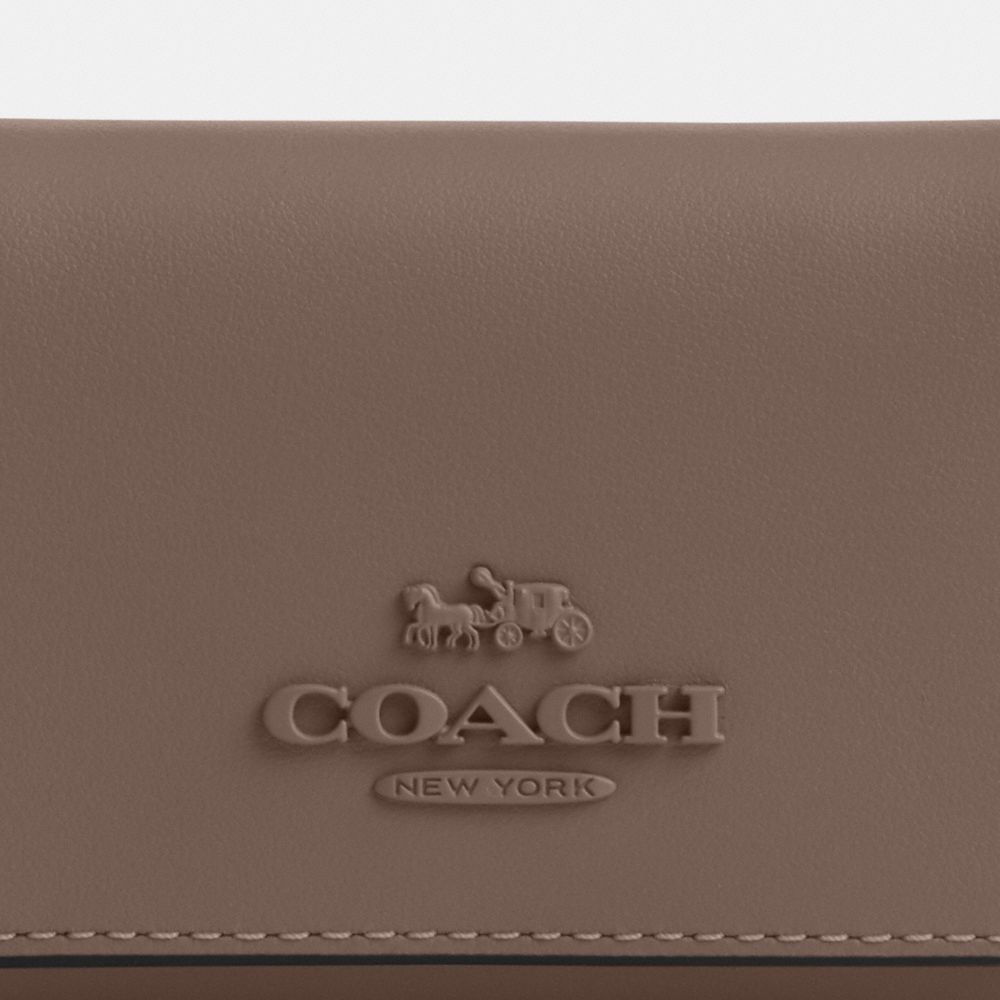 Coach Micro Wallet Gold Dark Stone