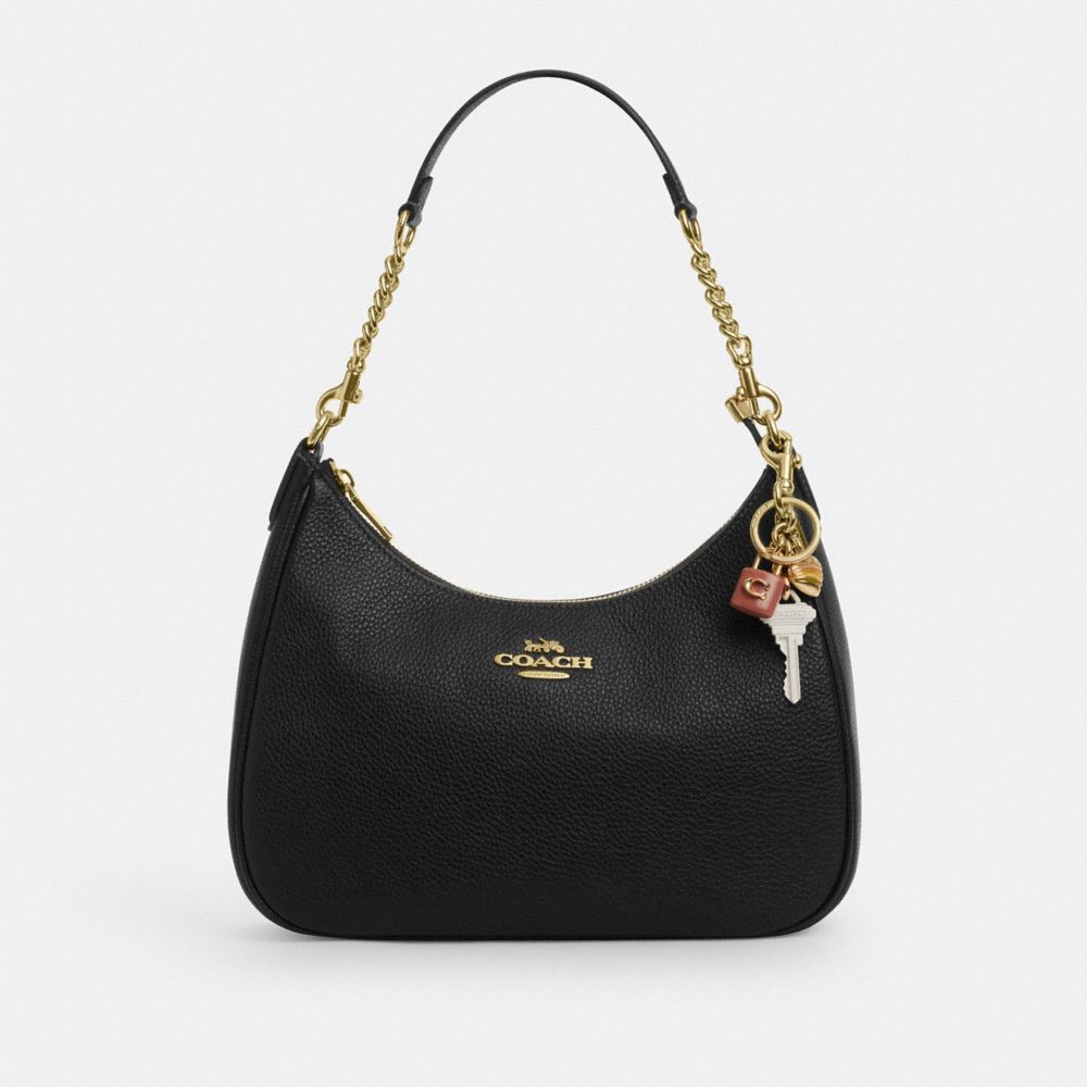 Coach Key Cluster Bag Charm Gold Pink Multi